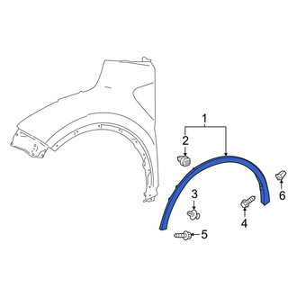 Toyota OE - Front Right Wheel Arch Molding