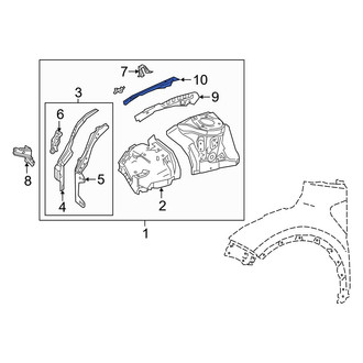 Toyota OE - Fender Rail