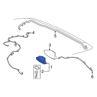 Toyota OE - Radio Antenna Assembly