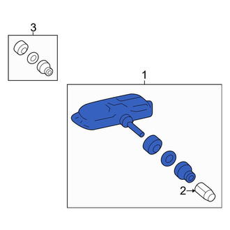 Toyota OE - Tire Pressure Monitoring System (TPMS) Sensor
