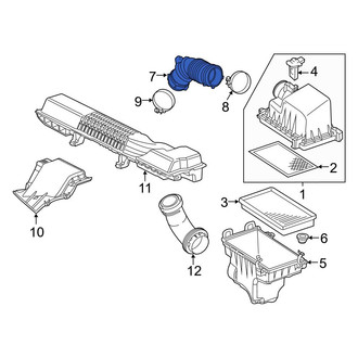 Toyota OE - Front Center Engine Air Intake Hose