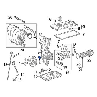 Toyota OE - Rear Engine Crankshaft Seal