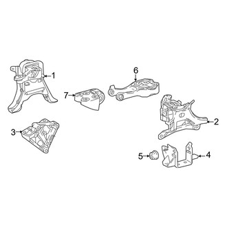 Toyota OE - Engine / Transaxle - Engine & Transmission Mounting