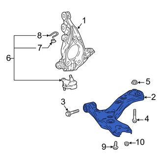 Toyota OE - Rear Left Suspension Control Arm