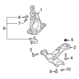 Toyota OE - Lower Outer Suspension Control Arm Nut