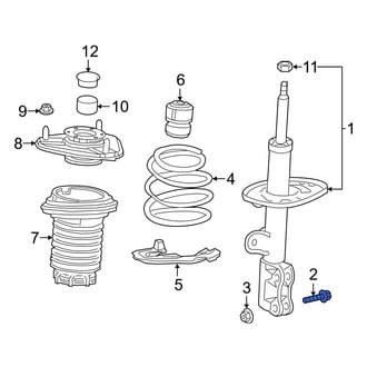 Toyota OE - Suspension Strut Bolt