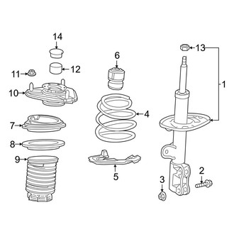 Toyota OE - Front Suspension - Struts & Components (Turkey Built)