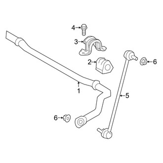 Toyota OE - Front Suspension - Stabilizer Bar & Components