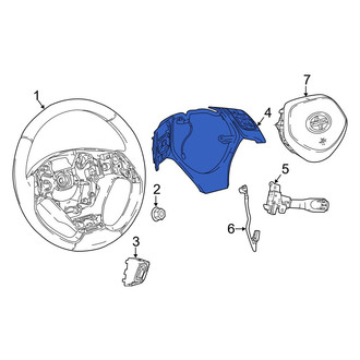 Toyota OE - Steering Wheel Radio Controls