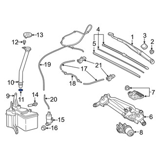 Toyota OE - Washer Fluid Reservoir Filler Pipe Grommet