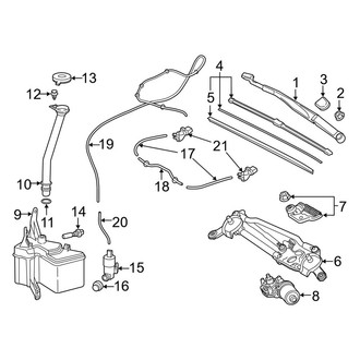 Toyota OE - Windshield - Wiper & Washer Components