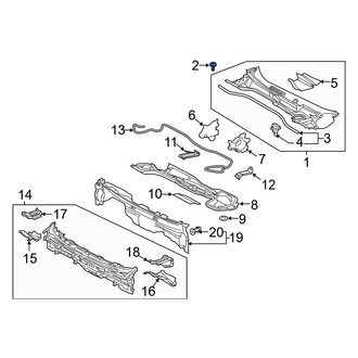 Toyota OE - Stone Deflector Clip
