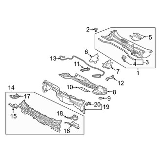 Toyota OE - Cowl (Upper Components)