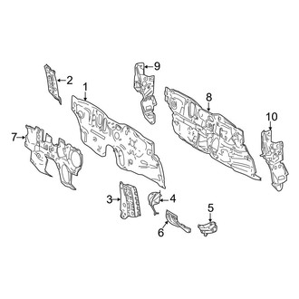 Toyota OE - Cowl (Lower Components)