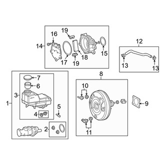 Toyota OE - Cowl - Components on Dash Panel