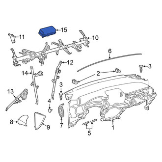 Toyota OE - Upper Instrument Panel Air Bag
