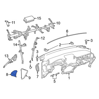 Toyota OE - Left Upper Instrument Panel Side Cover