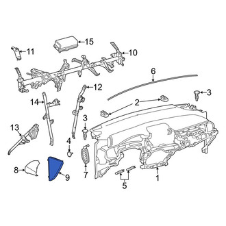 Toyota OE - Left Lower Instrument Panel Side Cover