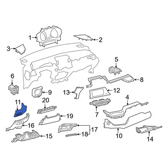 Toyota OE - Left Instrument Panel Trim Panel