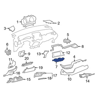 Toyota OE - Center Dashboard Air Vent
