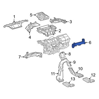 Toyota OE - Right Lower Instrument Panel Air Duct