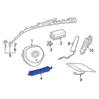 Toyota OE - Lower Instrument Panel Air Bag