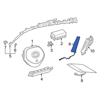 Toyota OE - Front Left Upper Seat Air Bag