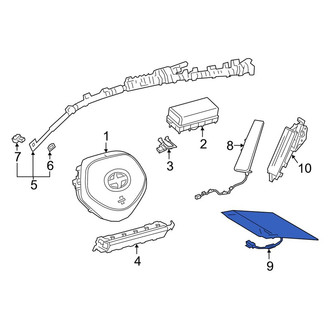 Toyota OE - Front Left Lower Seat Air Bag