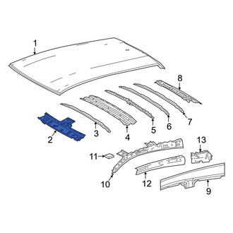 Toyota OE - Front Roof Header Panel