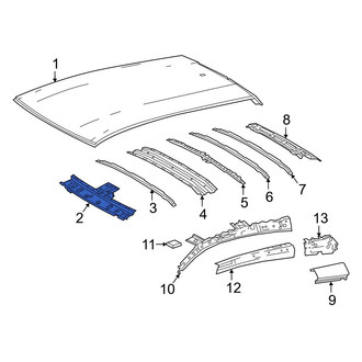 Toyota OE - Front Roof Header Panel