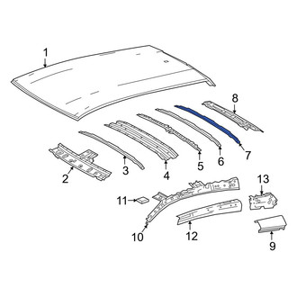 Toyota OE - Rear Roof Bow
