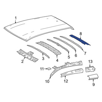 Toyota OE - Rear Roof Header Panel