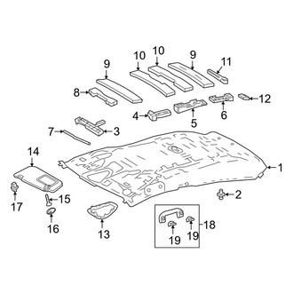 Toyota OE - Roof - Interior Trim (Turkey Built)