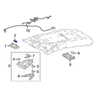 Toyota OE - Sun Visor Light Bulb