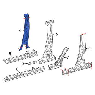 Toyota OE - Left Inner Body B-Pillar