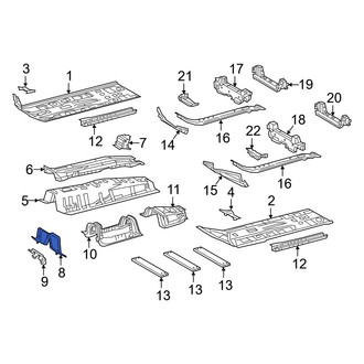 Toyota OE - Front Center Floor Extension