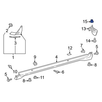 Toyota OE - Fender Liner Grommet