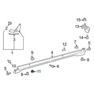 Toyota OE - Door Molding Clip