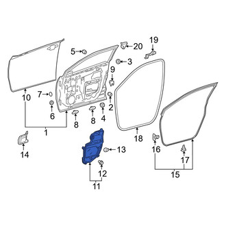 Toyota OE - Front Left Door Access Cover