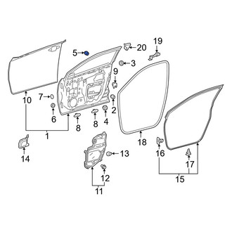 Toyota OE - Rear Door Plug