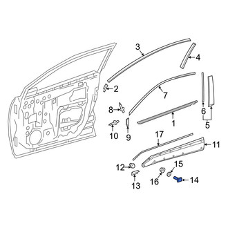 Toyota OE - Door Molding Bolt