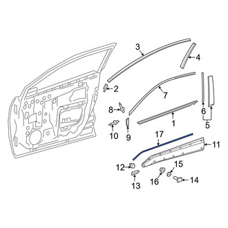 Toyota OE - Door Molding Seal