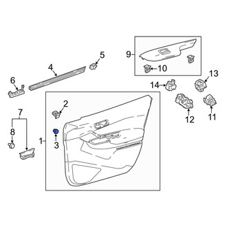 Toyota OE - Back Up Light Clip