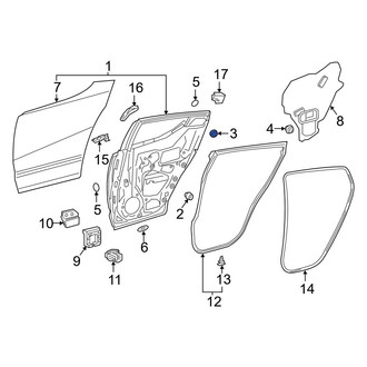 Toyota OE - Rear Door Plug