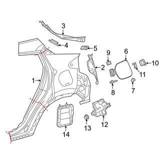 Toyota OE - Quarter Panel & Components