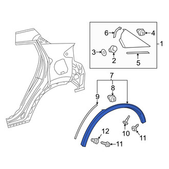 Toyota OE - Rear Left Wheel Arch Molding