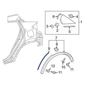 Toyota OE - Wheel Arch Molding Seal