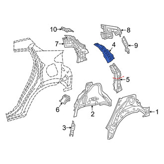 Toyota OE - Left Upper Body C-Pillar Reinforcement
