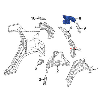 Toyota OE - Left Upper Body C-Pillar