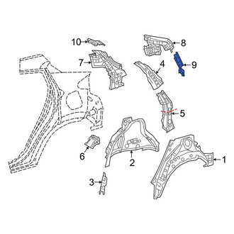 Toyota OE - Left Lower Body C-Pillar